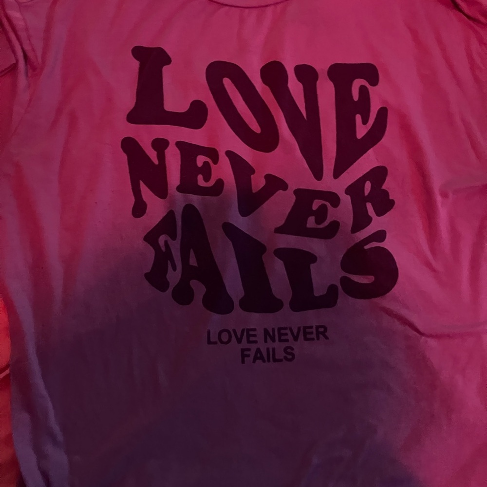 blue love never fails tee